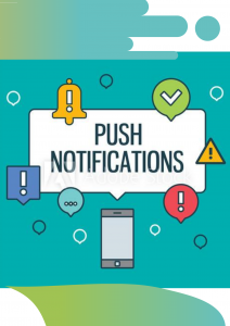 push notification features in app Mobile app development solutions